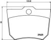 TEXTAR 2962501 Brake Pad Set, disc brake